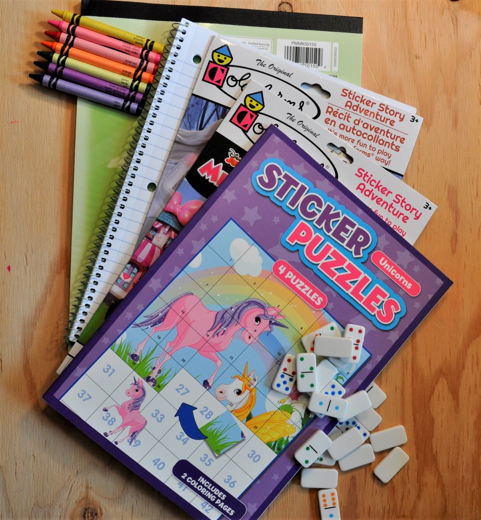 To-go bag for kids, busy bags, how to keep kids busy