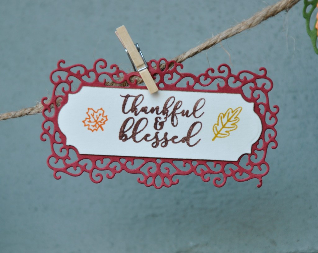 Mini Fall, Banner, fall banner, fall paper banner, leaf banner, dcwv paper, diy fall banner, diy paper banner, diy banner