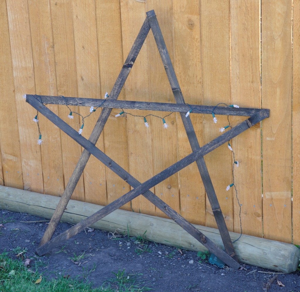 Lath Christmas Star, diy star, christmas start, wood star