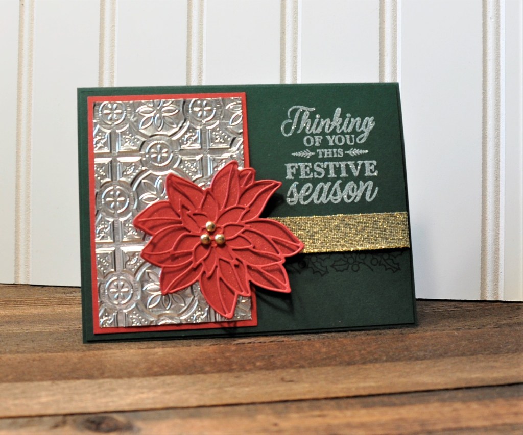 Christmas cards, stampin up peaceful poinsettia, stampin up merriest moments, stampin up detailed poisettia, stampin up christmas pinecone, stampin up merry christmas to all,stampin up , homemade christmas cards