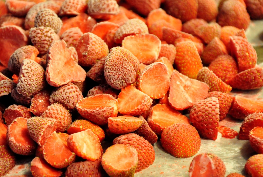 Freezing Strawberries, saving strawberries