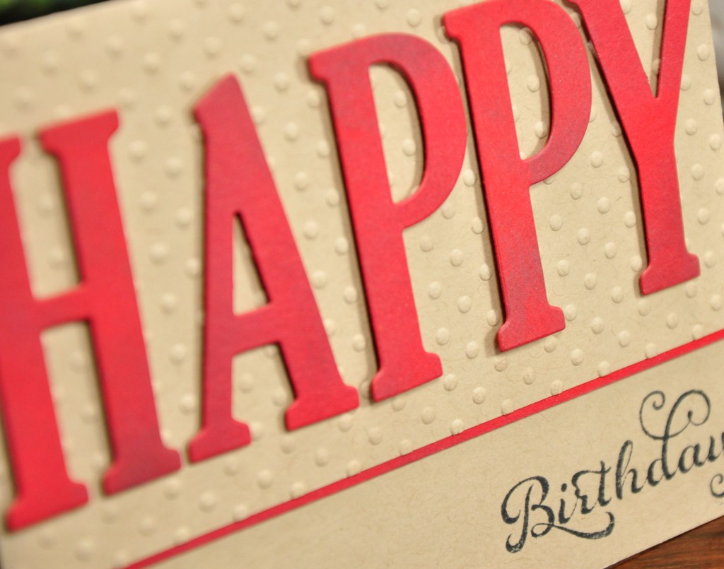 Happy Red card, red happy birthday card, happy birthday card, homemade happy birthday card, homemade card for men