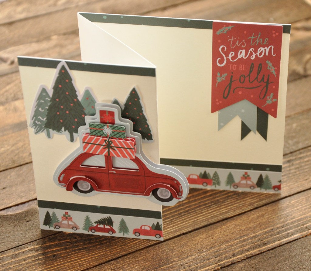 Violet Studio box, christmas cards, homemade christmas cards