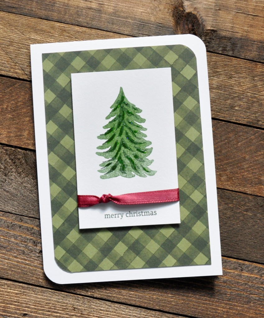 Tree cards, Stampin'Up! Trees for sale, stampin up, christmas tree cards, homemade christmas tree cards