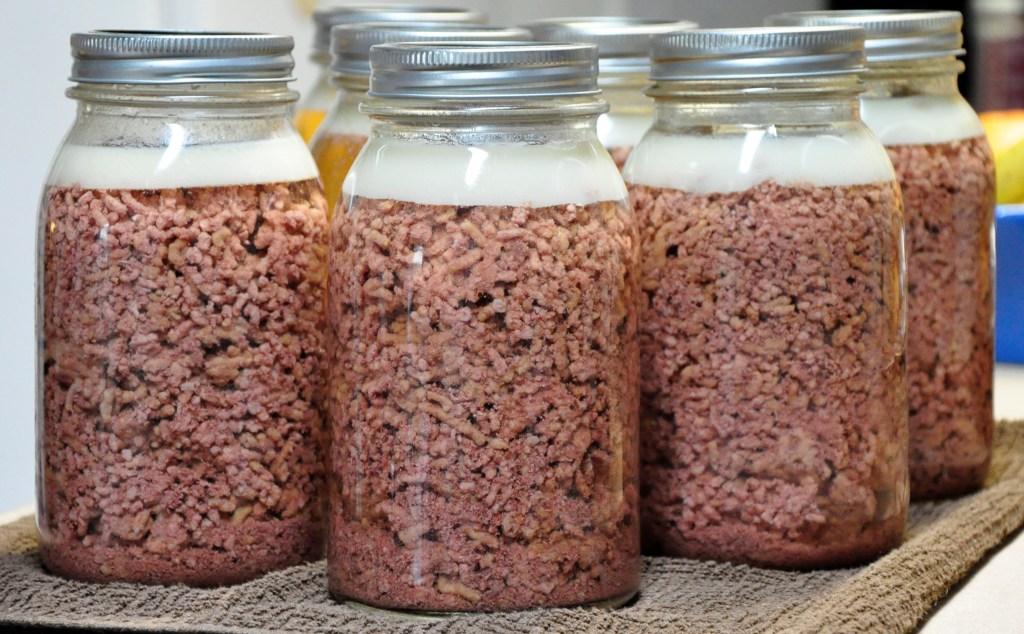 Canning Ground Beef, canned beef, canning hamburger, saving meat