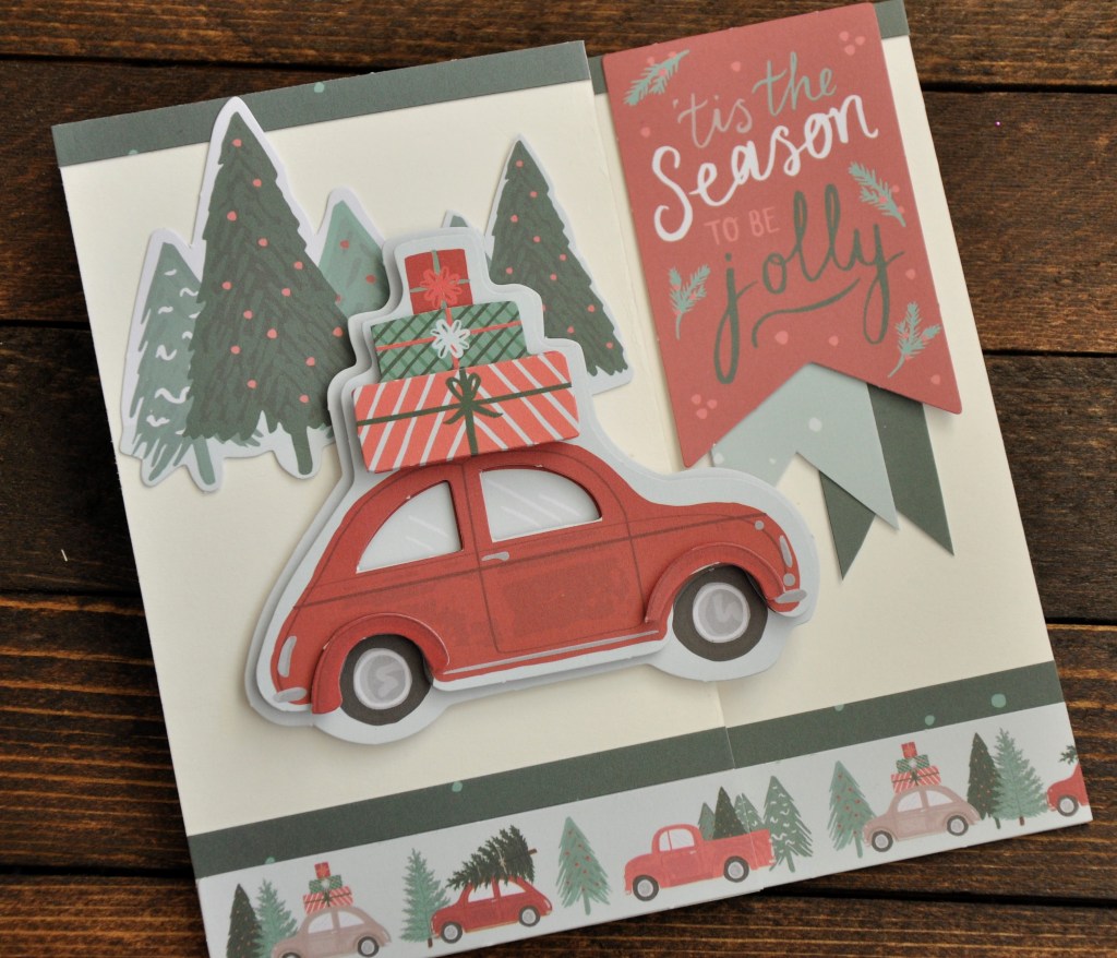 Violet Studio box, christmas cards, homemade christmas cards