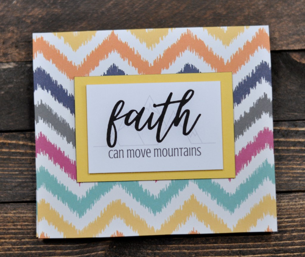 faith cards, cards made with printables, religious cards, coffee cards, chocolate cards, Jesus cards, star cards, celestial cards, let your faith be bigger then your fear, faith can move mountains, stampin'up!