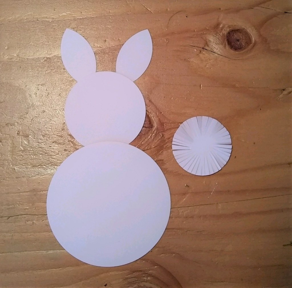 Bunny Bum Banner, homemade bunny, paper bunny, papercraft bunny, bunny bum