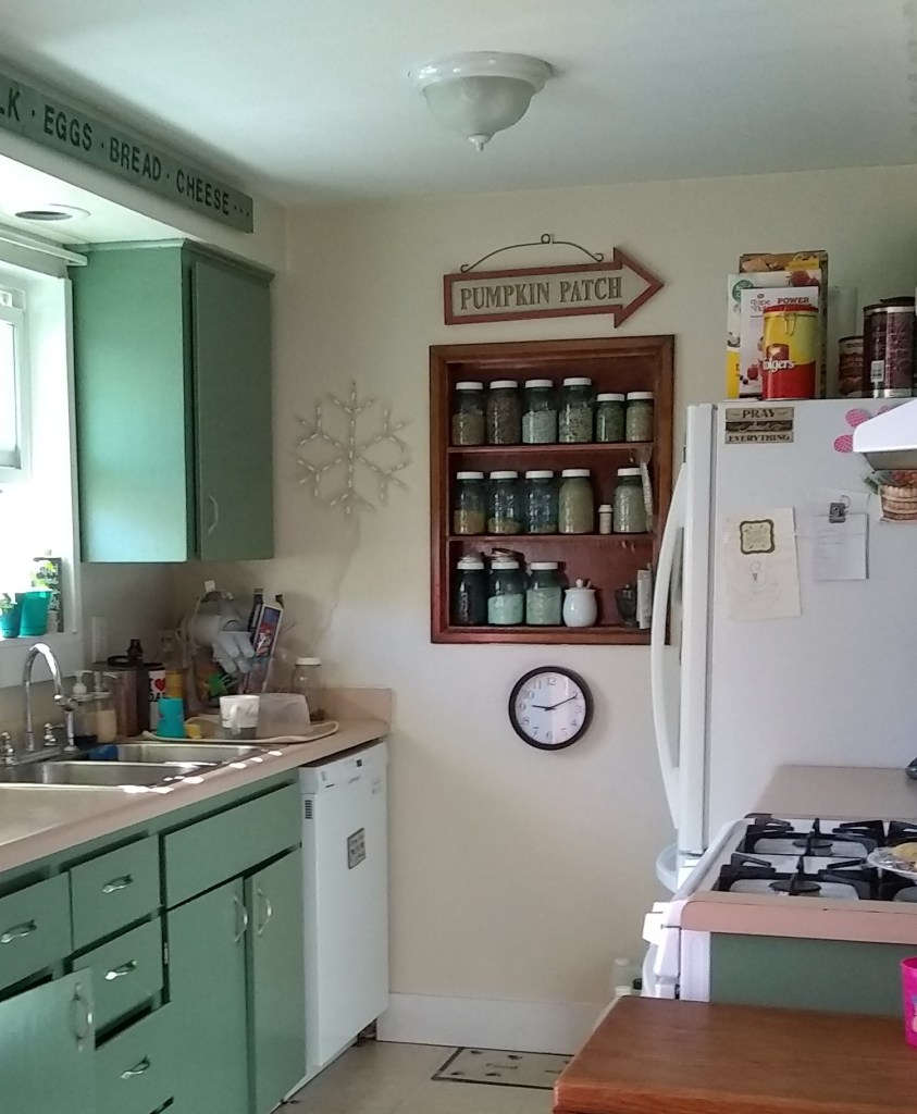 Between Studs Kitchen Built-in, kitchen storage, kitchen organization, built in kitchen storage