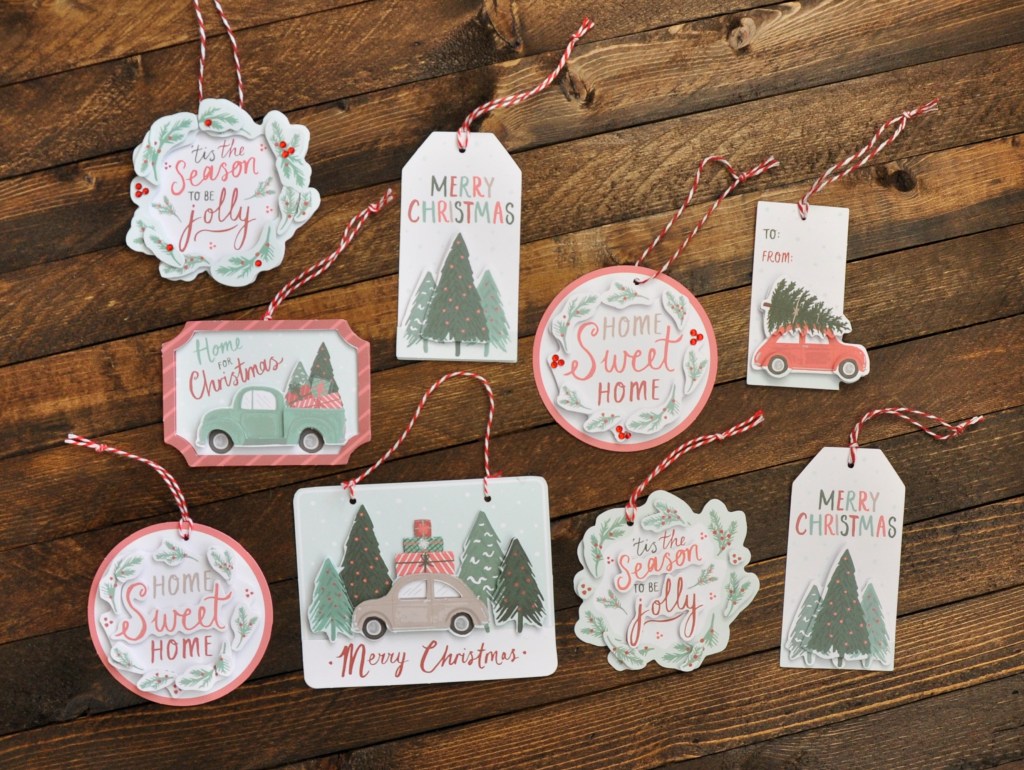 Violet Studio box, christmas cards, homemade christmas cards, christmas tags