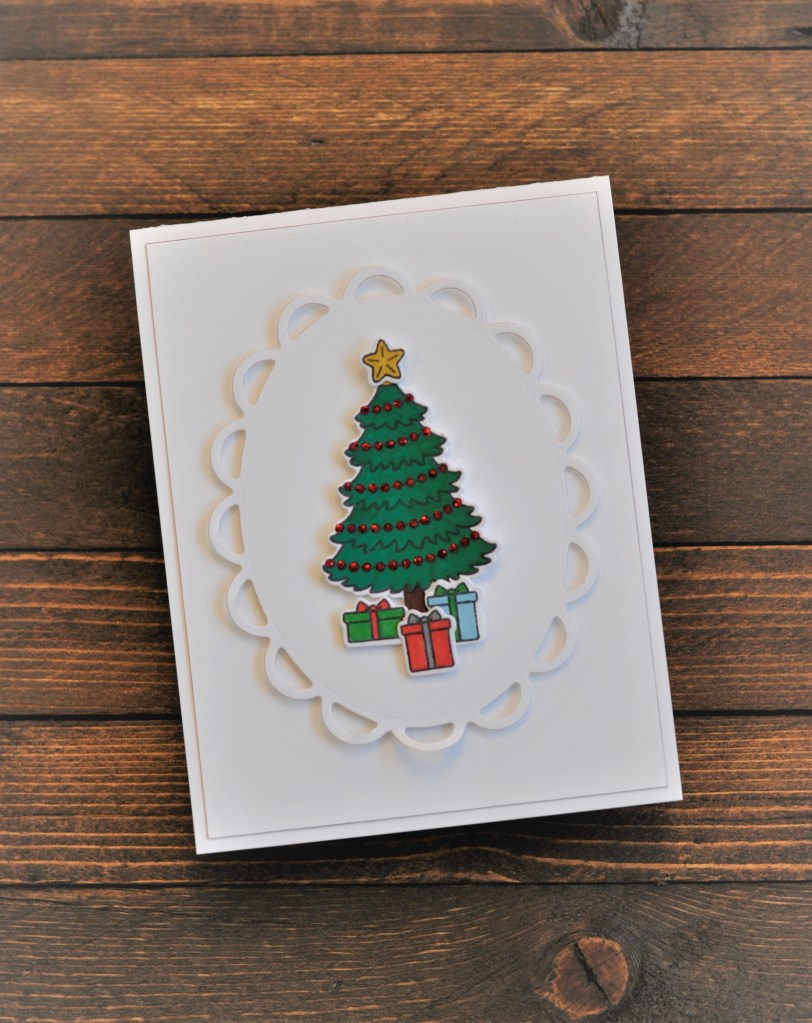 O Christmas Tree card, homemade christmas tree card, homemade tree card, christmas card, christmas tree card, sunny studio stamps cozy christmas, sunny studio stamps santa claus lane