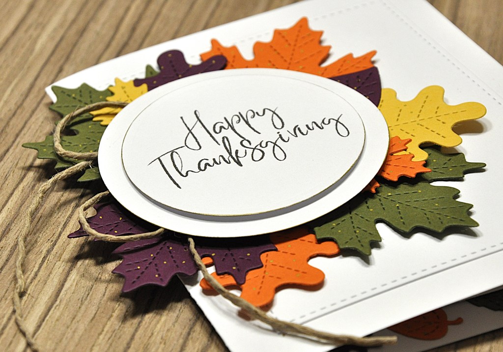 #lawnfawn #lawnfawndies #lawnfawnstitchedleaves #echopark #echoparkdies #echoparkstitchedrectangles #fallcard #thanksgivingcard #diyfallcard #homemadefallcard #diythanksgivingcard #homemadethanksgivingcard #americancrafts #americancraftschalkmarkers