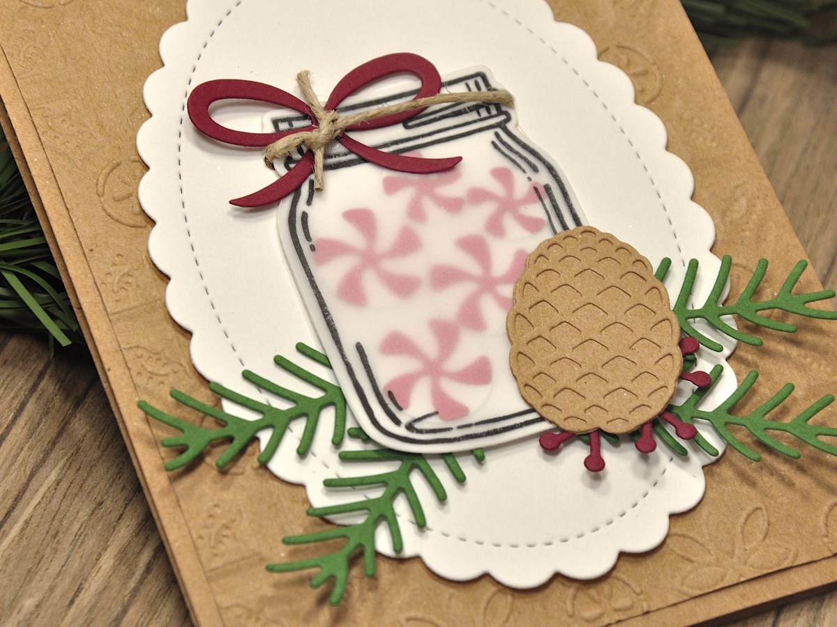 Peppermint Jar card