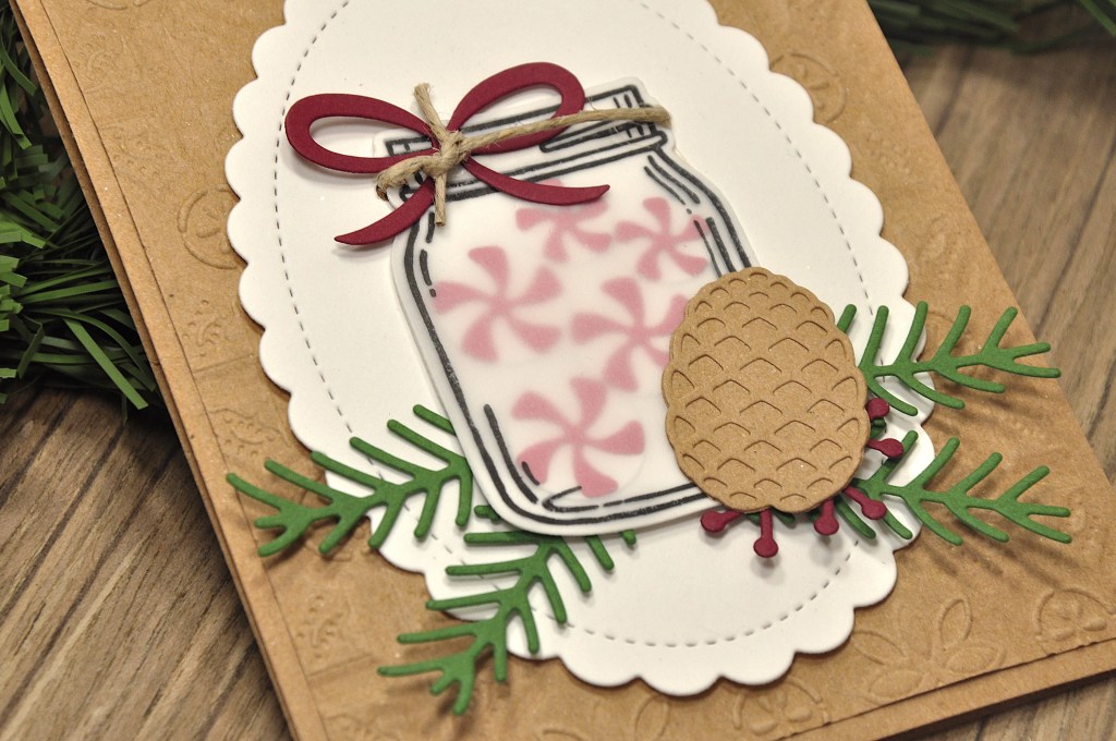 #stampinup #stampinupdies #stampinupgingerbread #stampinupgingerbreaddies #stampinupprettypines #stampinupprettypinesdies #stampinupjaroflove #stampinupmasonjar #stampinupembossfolder #stampinuptintile #stampinuptinetileembossfolder #sunnystudiostamps #sunnystudiostampsscallopedovaldies #sunnystudiostampsdies #mtdawn #//mtdawn #montanadawn
