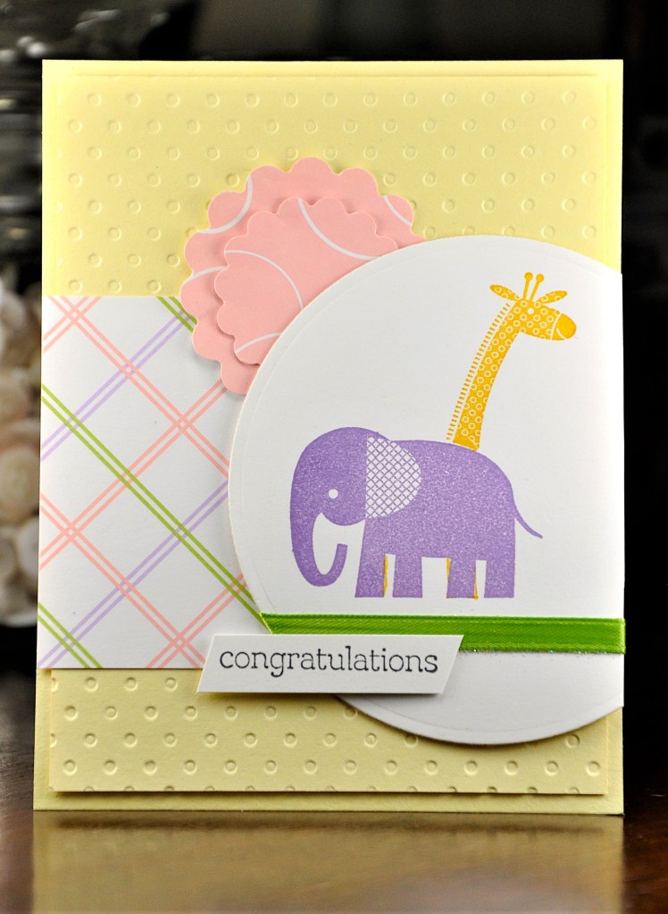 #stampinup #stampinupzoobabies #stampinupbabycard #homemadebabycard #homemadecongratuations #diybabycard #sweetbabycard #marthastewart #marthastewartpaper #sizzix #sizzixembossingfolder #polkadotfolder #fiskars #fiskarspunch #fiskarsgrippunch #mtdawn #//mtawn