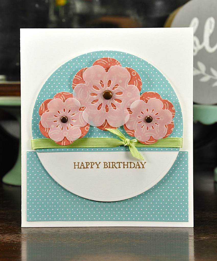 #stampinup #stampinupstamps #stampinupfriendlyflamingo #sizzixdies #sizzixtriplitsflower #spellbinders #spellbindersdies #spellbinderscircledie #parklanepaper #parklanepaperstack #mtdawn #//mtdawn